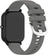 E ECSEM Bands Compatible for Nerunsa Smartwatch, Soft Silicone Waterproof Sport Strap for P66XG P66YB Fitness Tracker