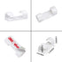 Self-Adhesive Cable Clips Organizer, Drop Wire Holder for Cord Management, Pack of 20 (White, 0.27 inch)