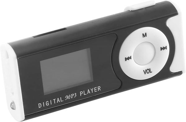 Lizusidtsy Mini USB Clip Player MP3 Player LCD Screen 16GB Mini SD TF