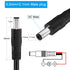 3Packs DC Power Pigtail Cable,DC Barrel Plug Connector 2.1mm x 5.5mm DC Male Plug to Bare Wire Open End Power Wire Supply Repair Cord for CCTV Security Surveillance Camera,12V 24V 36V Adapter 1.5ft