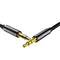 Generic Black 3.5mm Stereo Nylon Braided Auxiliary Cable, 10 feet Long, Compatible with: