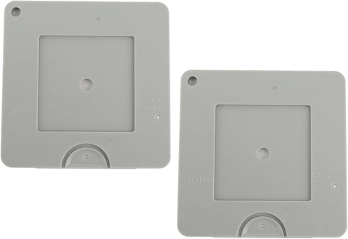 2PCS View Finder with Sliding Mechanism & Color Isolation for Artists, Adjustable Framing Tool for Painting, Drawing