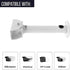 Surveillance Security Camera Mount Bracket, Adjustable Universal Wall Mount for CCTV Security Cameras/IP Cameras/Dome