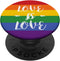 LGBT Pride Rainbow Flag Love is Love PopSockets Standard PopGrip