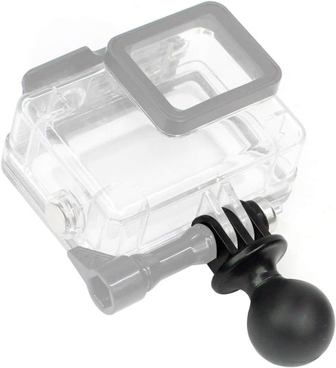 1" Ball Mount Universal Head Adapter with Thumb Screw for GoPro Hero 9, 8, 7, 6, 5, 4, 3+