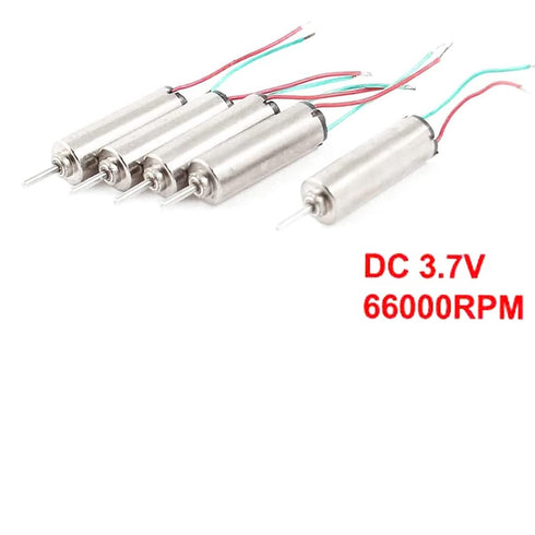 Lagogia 1.5-3.7V 66000RPM 4mmx12mm Pack 5 DC Coreless Micro DC Motor for Airplane Model RC Toys