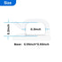 Cable Clips 50pcs with Strong Adhesive Tapes,Wire Holder Organizer Cord Management for Car, Office and Home (White- CC04(50PCS))