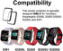 3D Screen Protector Compatible with 1.3 inches ID205L Smart Watch, 3-PACK for ID205 Series