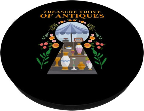 Thrifting Treasure Trove Of Antiques Garage Sale Junk Market PopSockets Standard PopGrip