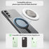 Sinjimoru Magnetic Cell Phone Ring, 360 Degree Rotation Finger Grip for Magnetic Ring Holder Compatible with iPhone 15