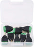 Glarks 8Pcs 3.5mm Stereo Audio Balanced Male & Female Jack to AV 3-Screw Video Balun Terminal Adapter Connector