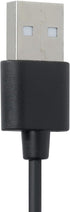 3.5mm Male AUX Audio Jack Cable to USB 2.0 Adapter Cord for Wireless Bluetooth Headphones, Black