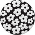 Aesthetic White Flowers Retro Daisy, PopSockets Standard PopGrip