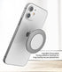 ENCASED Magnetic Mount-Anywhere iPhone Disks (2 Pack), Designed for MagSafe, Stick On Phone Holder for Car, Home,