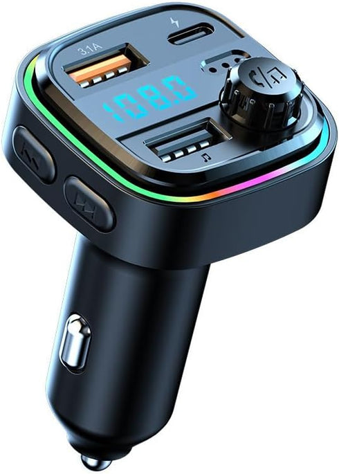 Ti Cow New Multi-Functional Vehicle-Mounted Bluetooth Mp3 Player Car FM Transmitter Hands-Free Calling PD
