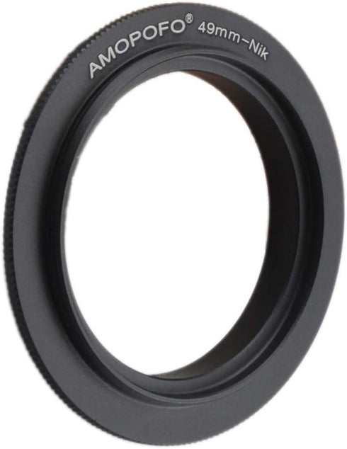 49mm Macro Lens Reverse Ring Compatible with for Nik-F D1,D1H,D4,D100,D200,D300,D300S,D700,D800,D70,D70S,D3100,D3200,D5000 Camera and with 49mm Filter Thread Lens.Macro Shoot(49mm-Ai)