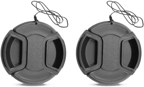 Z50 Lens Cap 46mm for Nikon Z50 with NIKKOR Z DX 16-50mm, Panasonic Lumix G Vario 14-42mm (2 Packs)