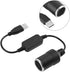 USB A Male to 12V Car Cigarette Lighter Socket Female Power Converter, USB to Cigarette Lighter Converter
