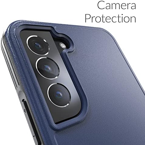 Crave Galaxy S22+ Slim Guard Case, Shockproof Navy Bumper for 6.6" Samsung S22 Plus