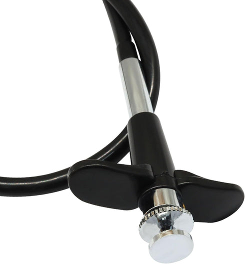 BokWin 27.5 Inch(70cm) Bulb-Lock Threaded Release Cable Mechanical Shutter Line Vibration-Free Black Camera Remote