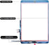 for iPad 7th Gen 2019/iPad 8th Gen 2020 10.2" Touch Screen Digitizer Assembly Replacement ,for A2197 A2198 A2200 A2270 A2428 A2429 A2430,with Home Button,Repair Kit (White)