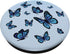 Blue butterflies design cute print for girls women boys PopSockets Standard PopGrip