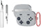 Silicone Case Compatible with JBL Vibe 200TWS/Vibe Beam, Cute Game Soft Protective Cover with Keychain for Wireless