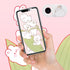 DIYEAH 3Pcs Cartoon Sleepy Bunny Cover Slide Privacy Protection for Tablets and Phones Ultra-Thin Webcam Cute Design