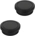 2 Pack Rear Lens Cap & Camera Body Cap Cover Kit for Canon EF EF-S Mount Cameras, EOS T7 T6 T5 T4i T5i T6i T6s