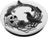 Black Skull Crow Butterfly Wreath Vintage Halloween Goth PopSockets Standard PopGrip