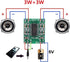 ALMOCN 2PCS PAM8403 3W 2.5-5V 2PCS 3W 8Ohm Mini Digital Power Amplifier Module Input USB Power Supply + Audio Stereo