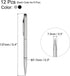 MECCANIXITY 12pcs Stylus Pens for Touch Screens Ballpoint Pen with Stylus Tip 2 in 1 Universal Capacitive Stylus Black Ink Pen for Capacitive Touch Screen Device