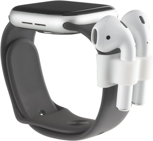Case-Mate Watch Band Holder for AirPods Earbuds, Compatible with AirPods Pro, 2, 1 - White