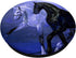 Cute White Black Horse Art Design Gift For Horse Lovers PopSockets PopGrip: Swappable Grip for Phones & Tablets PopSockets Standard PopGrip