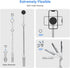 PHOPIK 35" Recording/Selfies/Insta360 x5White Magnetic Selfie Stick Phone Tripod, Extendable Phone Tripod with Cold