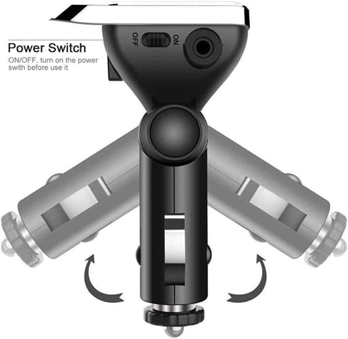 Bluetooth FM Transmitter for Car, Wireless Radio Adapter with Remote Control, Handsfree Auto Kit, USB Charger, and Aux