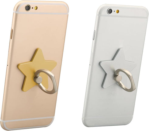 lenoup z179 (4 360 Phones/Pad(4 pcs) Cell Phone Holder,Star Phone Ring Kickstand,Universal Rotation Cell Phone Finger
