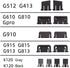 LZYDD Keyboard Stand Feet Legs for Logitech G915 G913 G813 G815 Keyboard