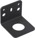 2 Pcs L-Bracket 1255 3/4 Hole Thick Steel Brackets for UHF VHF Coax NMO Antenna Mounts (Black)