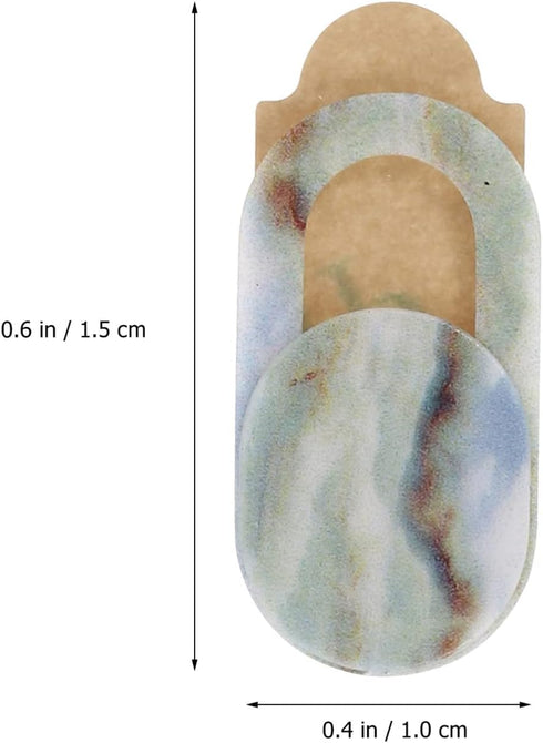 6 Pack Hemobllo Marble Pattern Webcam Privacy Covers - Compact Lightweight Camera Lens Caps for Laptop Pc Tablet