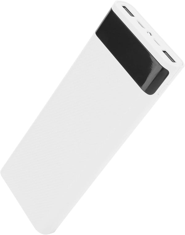 Cuifati Power Bank Kit, Lightweight 8 x Battery Storage Box, DIY Portable Power Bank Accessory, White
