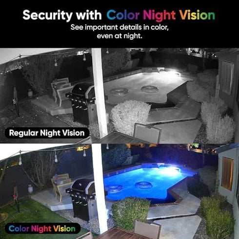 WYZE Cam v4, 2K HD Wi-Fi Smart Home Security Camera, Indoor/Outdoor, Pet/Baby Monitor, Enhanced Color Night Vision