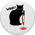 Cat What Funny Black Cat Fun Murderous Cat With Knife PopSockets PopGrip, Swappable Grip for Phones & Tablets