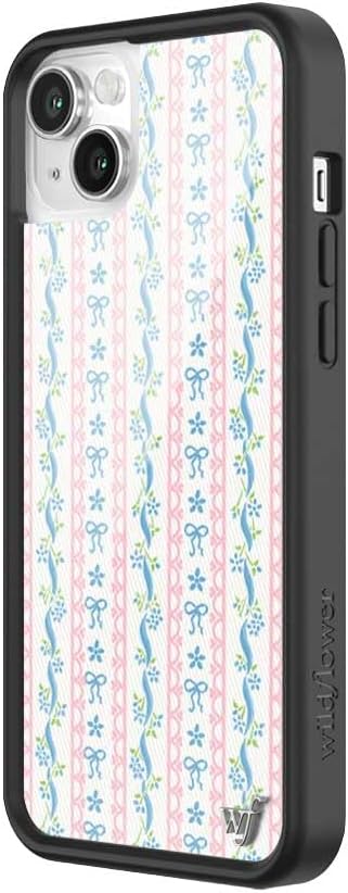 Wildflower 13/14 6.5ft Cases - Compatible with iPhone | Protective Black Bumper, Drop Test Certified, Women Owned Small