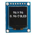 Senzooe 0.96 inch OLED display screen 96x96 SSD1317 LCD module square screen SPI