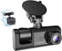 Shkalacar 3 Channel Dash Cam WIFI 3 Cameras, Front Rear and Inside, Rearview
