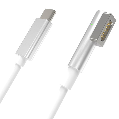 AJJ USB C to 1-Generation Magnetic Charging Cable, 60W L-Tip Magnetic Head, Compatible with Macbook Air Pro 2006-2012