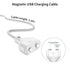 Magnetic USB Cable DC Charger, Charging Cord with 2 Pin for Replacement Toys - 0.24in/6mm