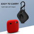 4PCS Soft Silicone Case for Tile Mate Tracker 2022 with Carabiner Accessories