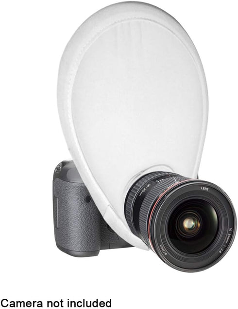 MOOSUNGEEK Camera Flash Diffuser,Eliminate Harsh Light and Shadow,Foldable with Storage Bag Easy Install Flash Diffuser